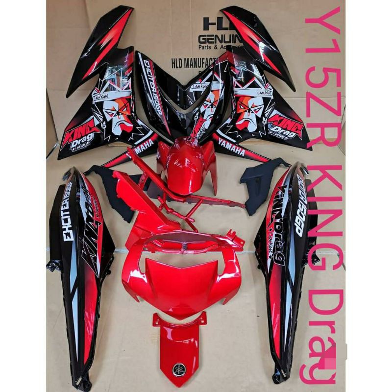 tem rời exciter 150 đen king drag