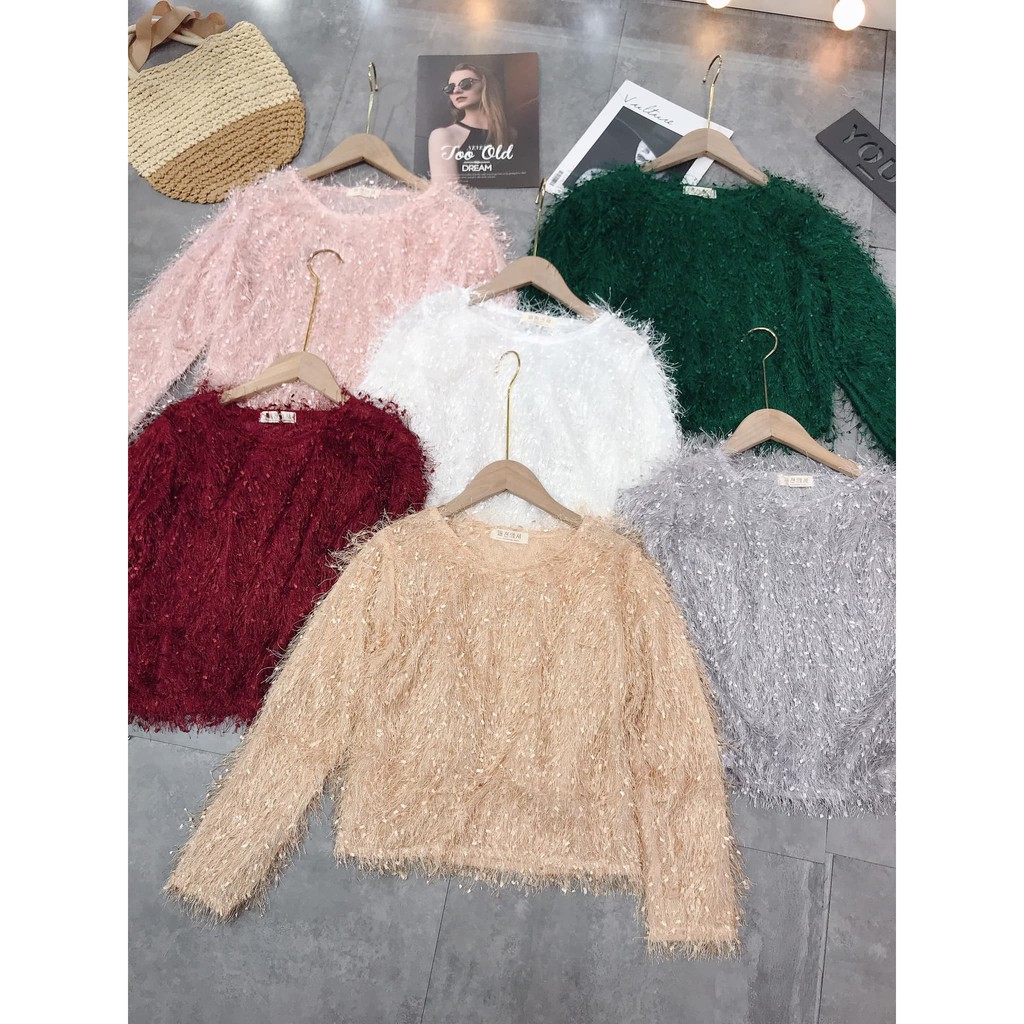 Áo len tua rua 6 màu 807 mới(kèm ảnh thật,video) | BigBuy360 - bigbuy360.vn