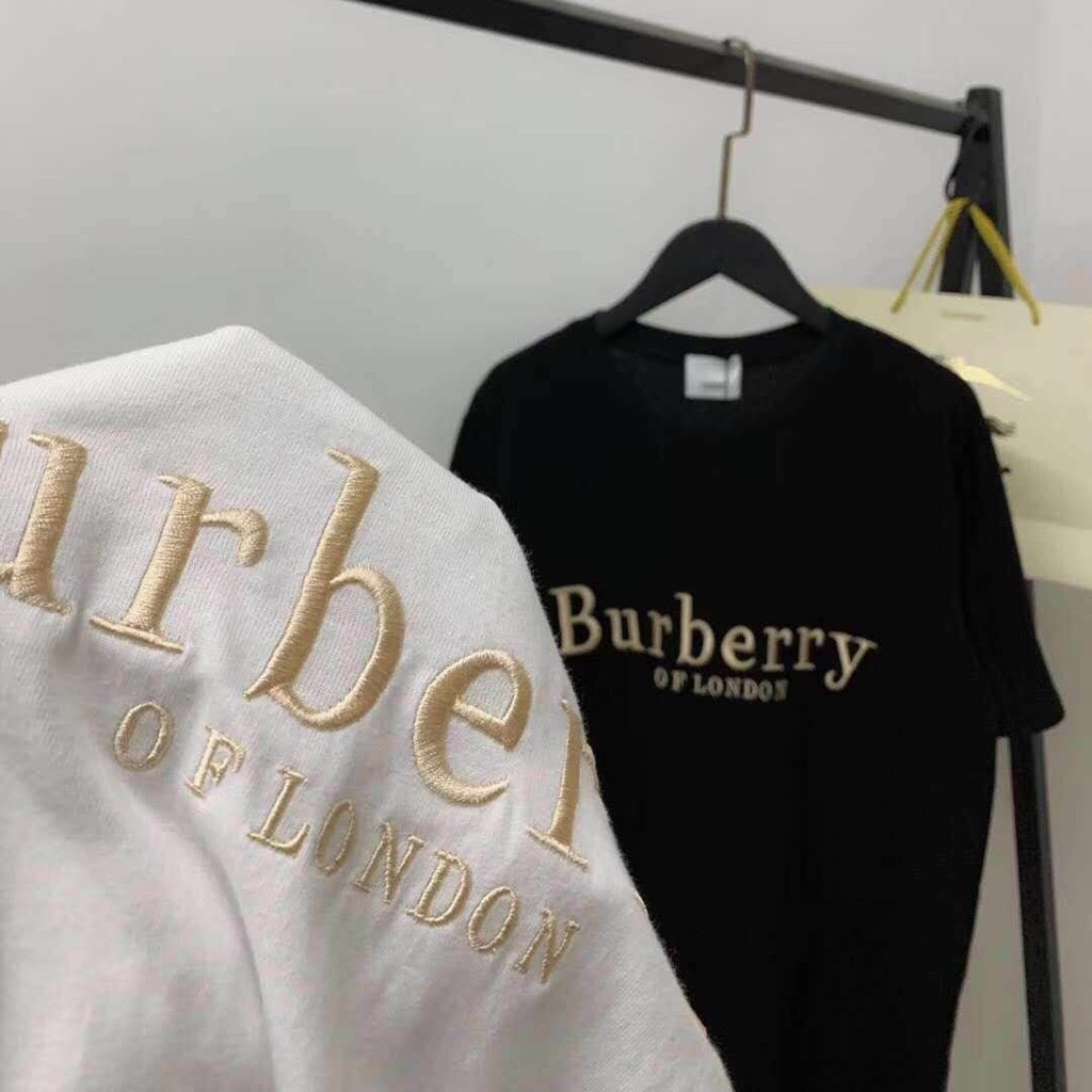 Bbr Áo Thun Cotton Nguyên Chất Thêu Chữ Đơn Giản Dễ Phối Đồ + Tag