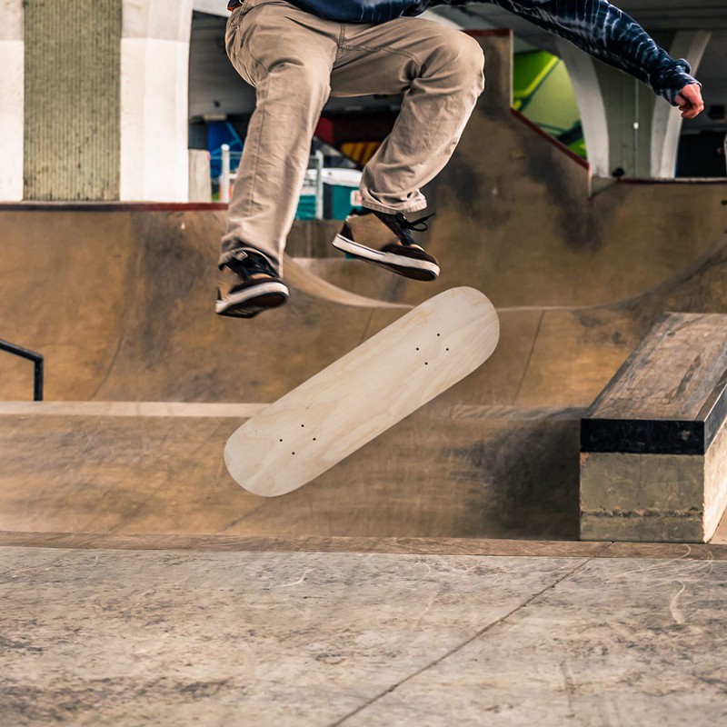 Ván trượt gỗ 8 lớp 8 inch đơn giản