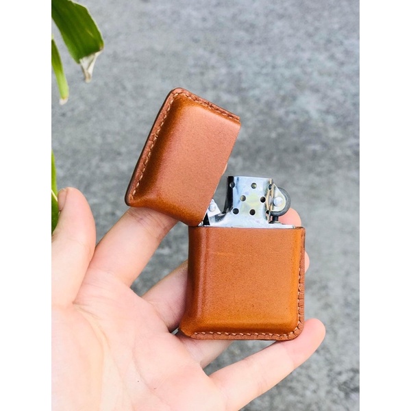 Bao Da Zippo Bao da Bật Lửa Zippo Da Thật Handmade Libira Leather – Đồ Da Thủ Công Làm Theo Yêu Cầu