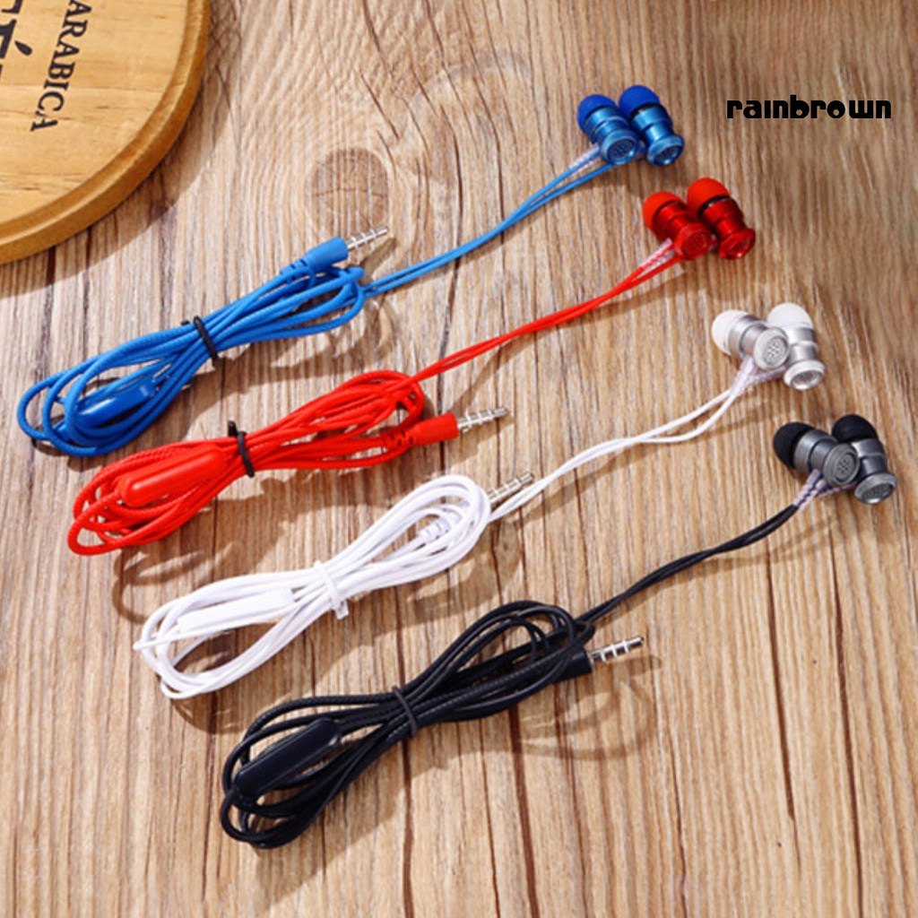 /REJ/ Universal In-ear Wired Stereo Bass Noise Reduction Music Earphone Headphone