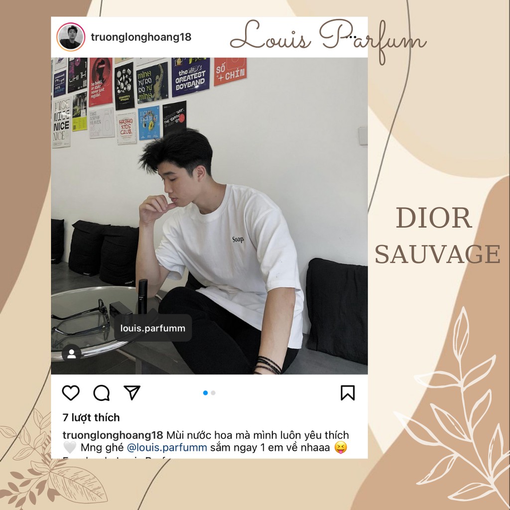 Nước hoa nam mini DIOR SAUVAGE 20ml | Thế Giới Skin Care
