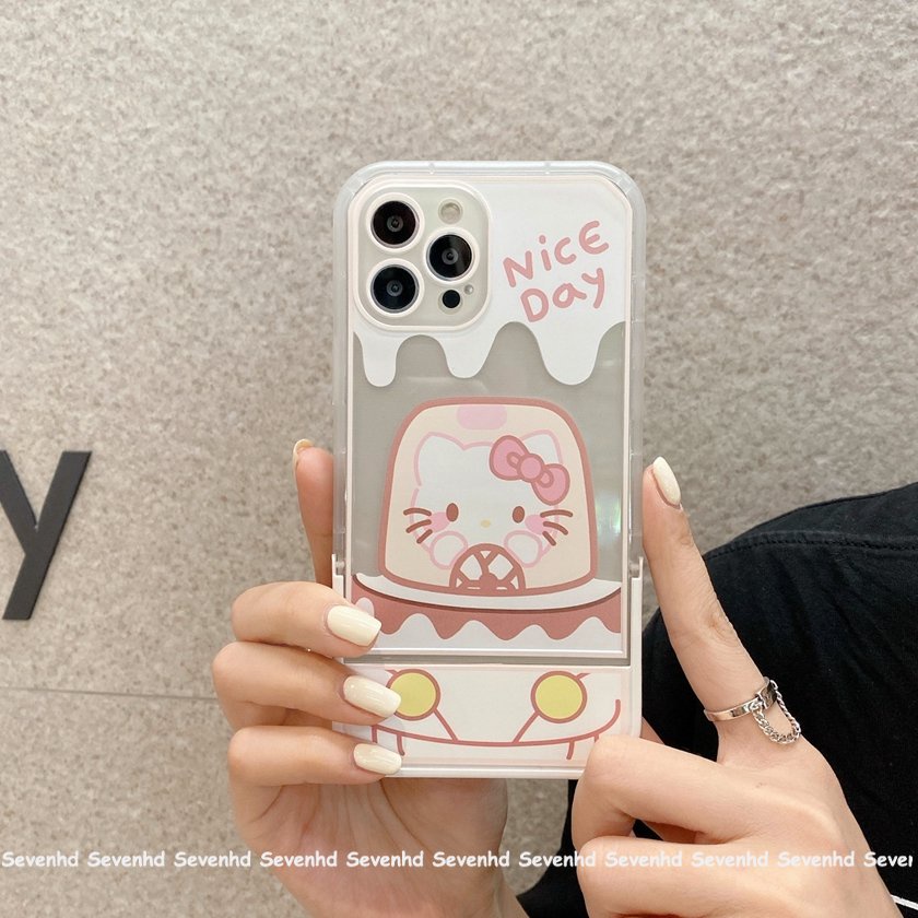 Ốp Điện Thoại Họa Tiết Hello Kitty Cho iPhone 14 13 12 11 Pro Max SE2020 X XR XS Max 8 7 6 Plus
