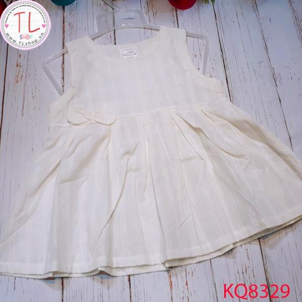 Thời Trang Trẻ Em - Đầm baby doll đính nơ cao cấp – Quần Áo Bé Trai - Bộ Bé Trai - Quần Áo Bé Gái - Bộ Bé