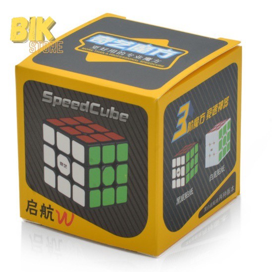 Rubik 3x3 Qiyi Sail W Rubic 3 Tầng Khối Lập Phương Ma Thuật - Cục Robik Xoay Nhanh Mượt Trơn, Lõi Cứng Cáp, Bền