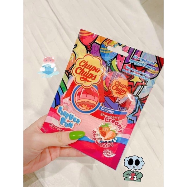 Túi thơm mùi ngọt ngào từ kẹo Chupa Chups mùi trái cây tươi mát thư giãn