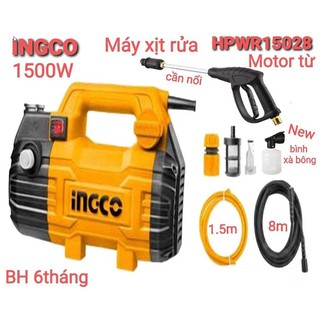 Hpwr15028 máy xịt rửa xe cao áp chính hãng ingco