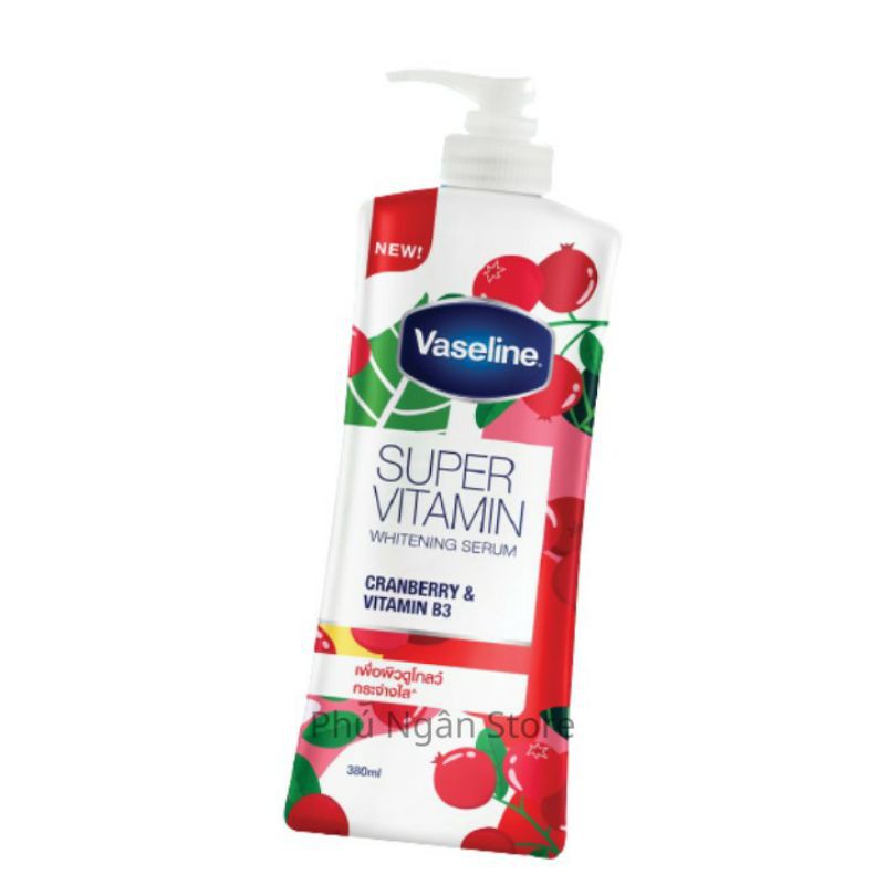 Sữa dưỡng thể trắng da Vaseline Super Vitamin Thái Lan