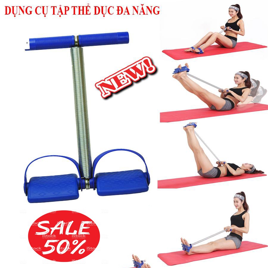 Dây tập eo và lưng Tummy Trimmer -Dây Kéo Lò Xo Tập Lưng Bụng đa năng - Hàng cao cấp loại tốt bảo hành 24 tháng