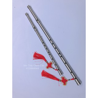 Sáo inox 304  cao cấp _Sáo Trúc Oanh Cún