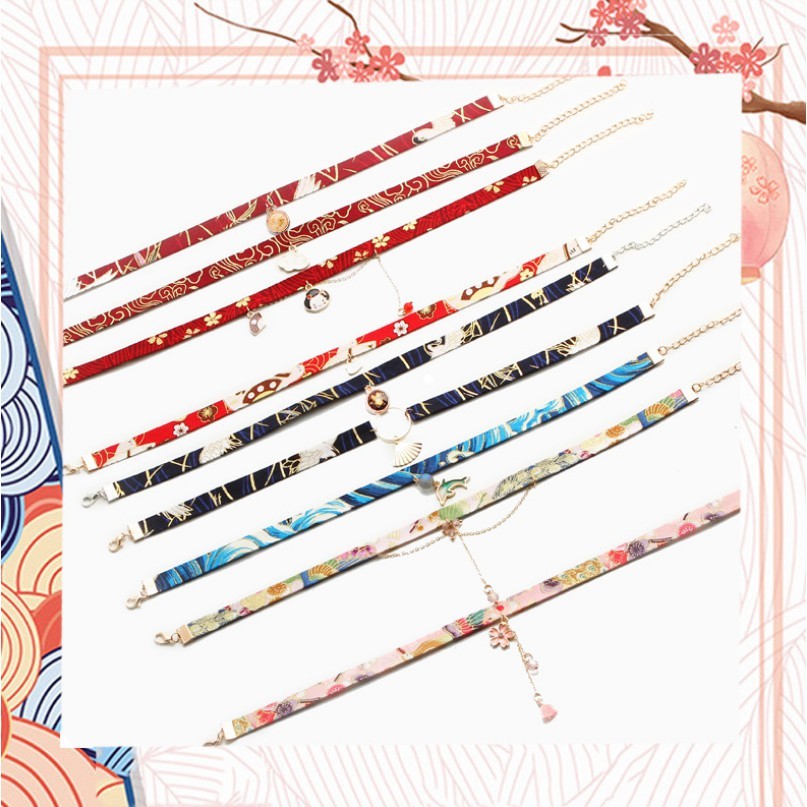 Choker cổ phong - Choker vải