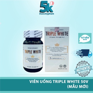 [Hàng Chính Hãng] Viên Uống Triple White – Viên Uống Trắng Da, Chống Nắng & Giảm Thâm Nám Của Mỹ