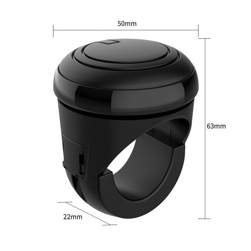 Phụ Kiện Trợ Lực Tay Lái Xe Hơi Bằng Silicone Và Kim Loại