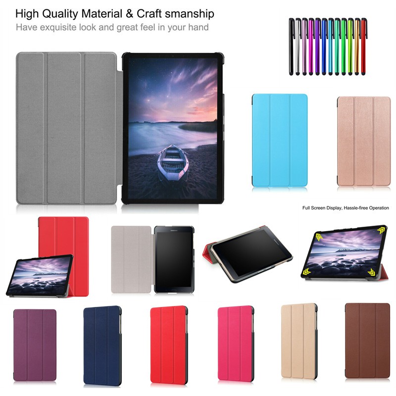 Bao da máy tỉnh bảng từ tính màu trơn cho Samsung Galaxy Tab S3 9.7 SM-T820 T825
