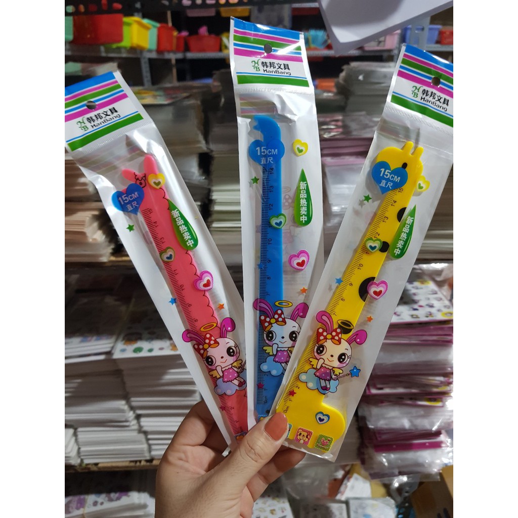 Thước Kẻ Hoạt Hình 15Cm