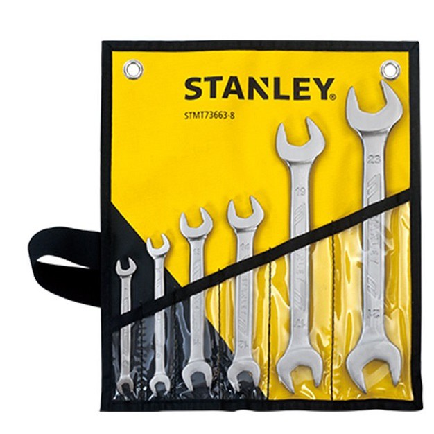 Bộ Cờ Lê 2 Đầu Miệng 6 Chi Tiết STANLEY STMT73663-8 - Chính Hãng