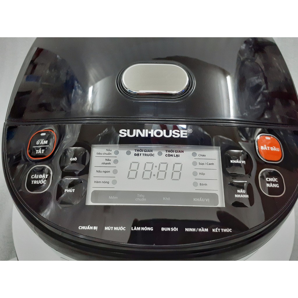 Nồi cơm điện tử Sunhouse SHD8907B , 1.8L, kiểm soát nhiệt Fuzzy Logic cao cấp, BH chính hãng 12 tháng | BigBuy360 - bigbuy360.vn