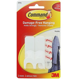 Móc dán tường tròn 900gr command 3m 17401