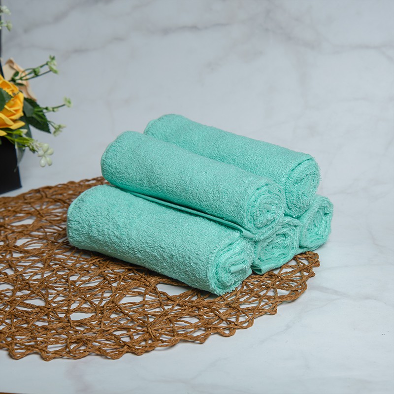 Khăn mặt cotton gia đình nhiều màu sắc 30x50cm Dolhome, khăn rửa mặt Hàn Quốc siêu mềm mại thấm hút nước - 20436