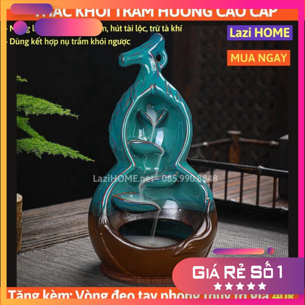 Thác khói trầm hương [XẢ KHO], trầm hương khói ngược - Nhà cửa thơm tho, làm sạch không gian sống