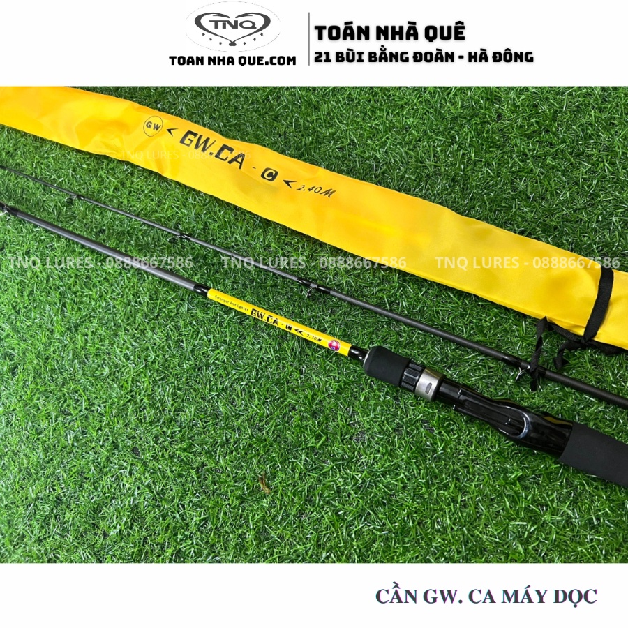 Cần lure 2 khúc GW.CA độ cứng M và MH - TNQ LURES Toán nhà quê