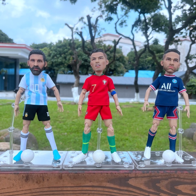 Mô Hình Cầu Thủ Bóng Đá Cristiano Ronaldo Neymar 20cm