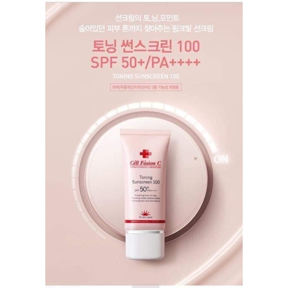 Kem Chống Nắng Cell Fusion C Toning Suncreen 100