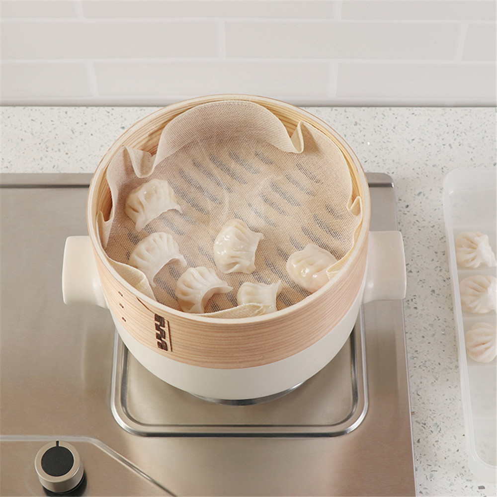 Vải lót xửng hấp bằng sợi cotton kích thước 28CM dày cho nhà bếp