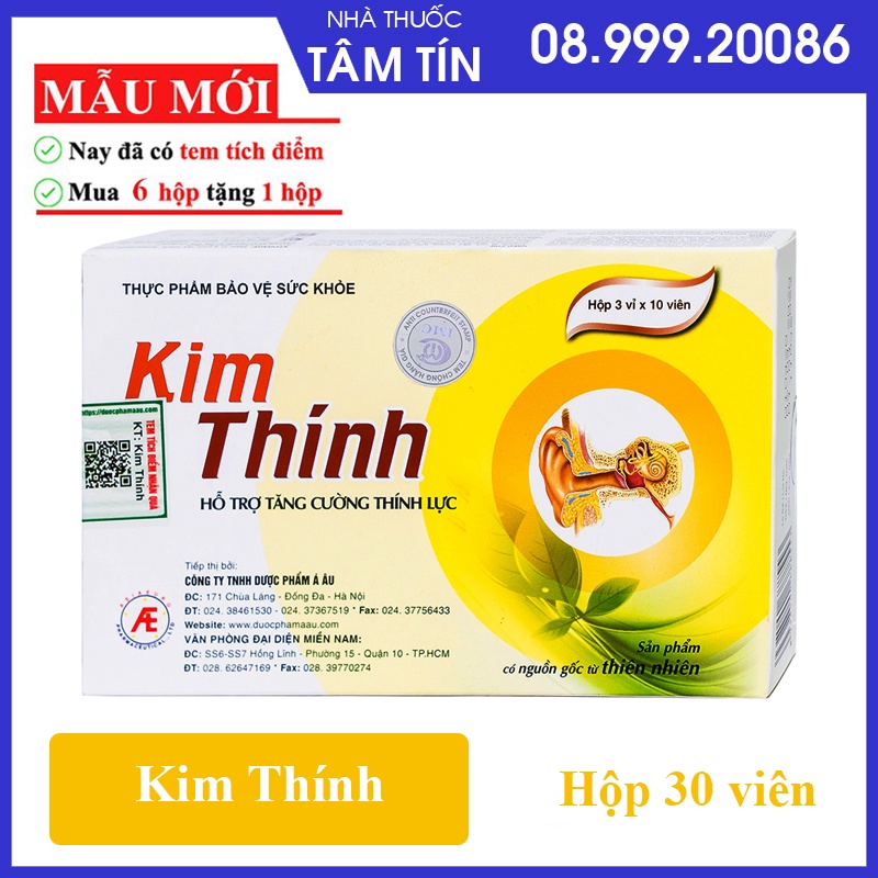 ✅ [ CHÍNH HÃNG MUA 6 TẶNG 1 VỚI TEM TÍCH ĐIỂM ] KIM THÍNH - Hỗ trợ tăng cường thính lực