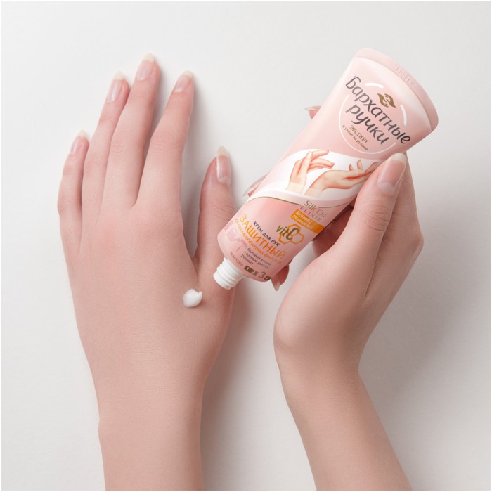 Kem dưỡng da tay chống nẻ Silky Hands của Nga 80ml Key4