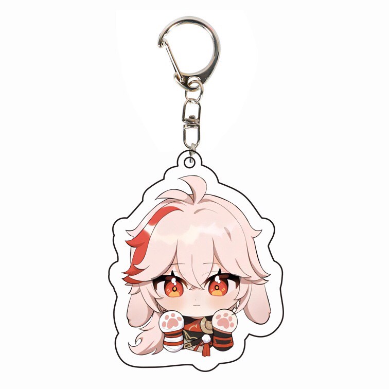 ( Mica trong acrylic ) Móc khóa GENSHIN IMPACT ver TAI THÚ GIƠ CHÂN quà tặng xinh xắn dễ thương chibi anime