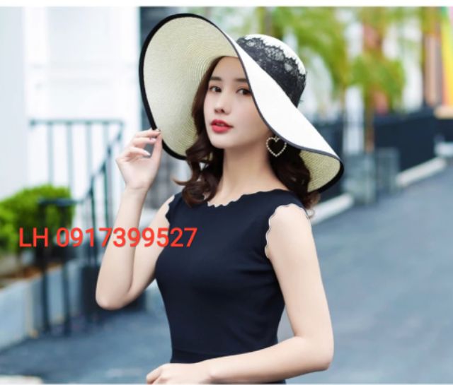 Nón rộng vành đi biển Mũ rộng vành đi biển Nón đi biển rộng vành Nón cói đi biển Mũ đi biển đẹp