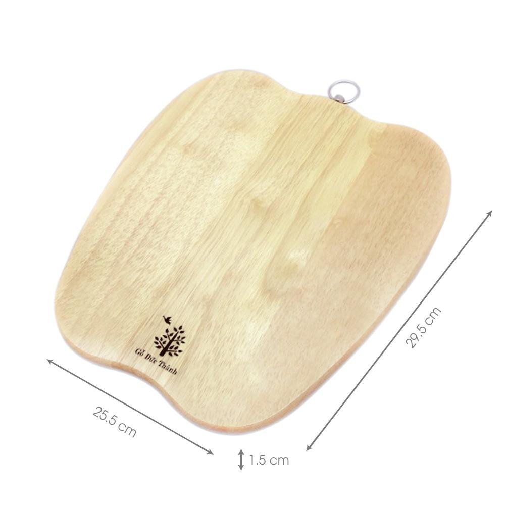 Thớt Gỗ Hình Quả Ớt Chuông Đức Thành 03831 - Thớt gỗ sạch Đức Thành bảo vệ bữa ăn gia đình bạn