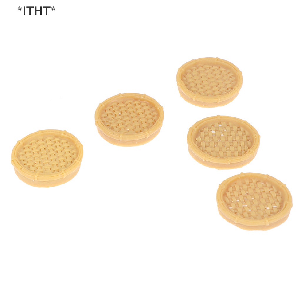 Bộ 5 Đĩa Hấp Trang Trí Nhà Búp Bê Tỉ Lệ 1 / 12