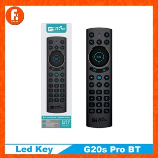 Điều khiển giọng nói chuột bay G20s Pro BT - Bluetooth và 2.4G Led bàn phím