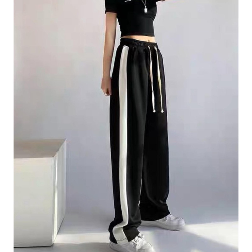 Quần Suông Poly Cao Cấp I'm Basic Girly Mềm Mịn Không Bám Lông Form Đứng Phong Cách Hàn Quốc