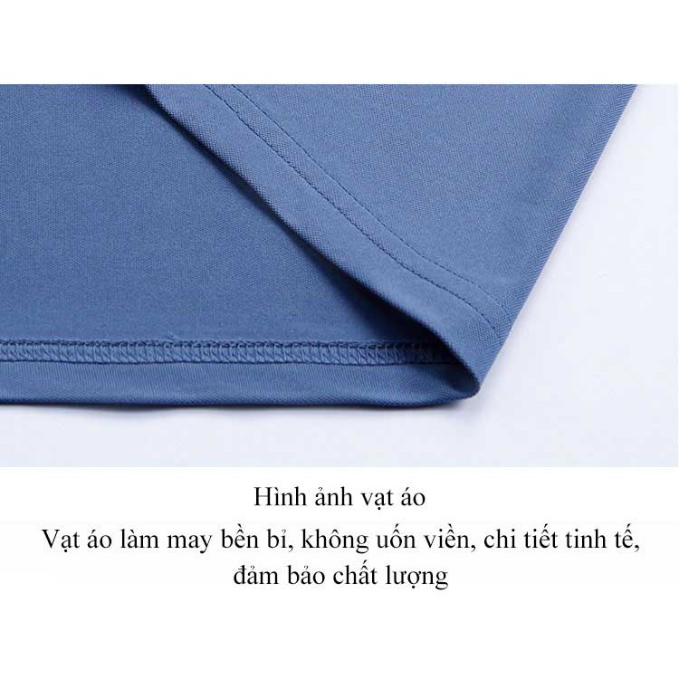 Áo thun polo tay ngắn màu trơn phong cách đơn giản cho nam | BigBuy360 - bigbuy360.vn