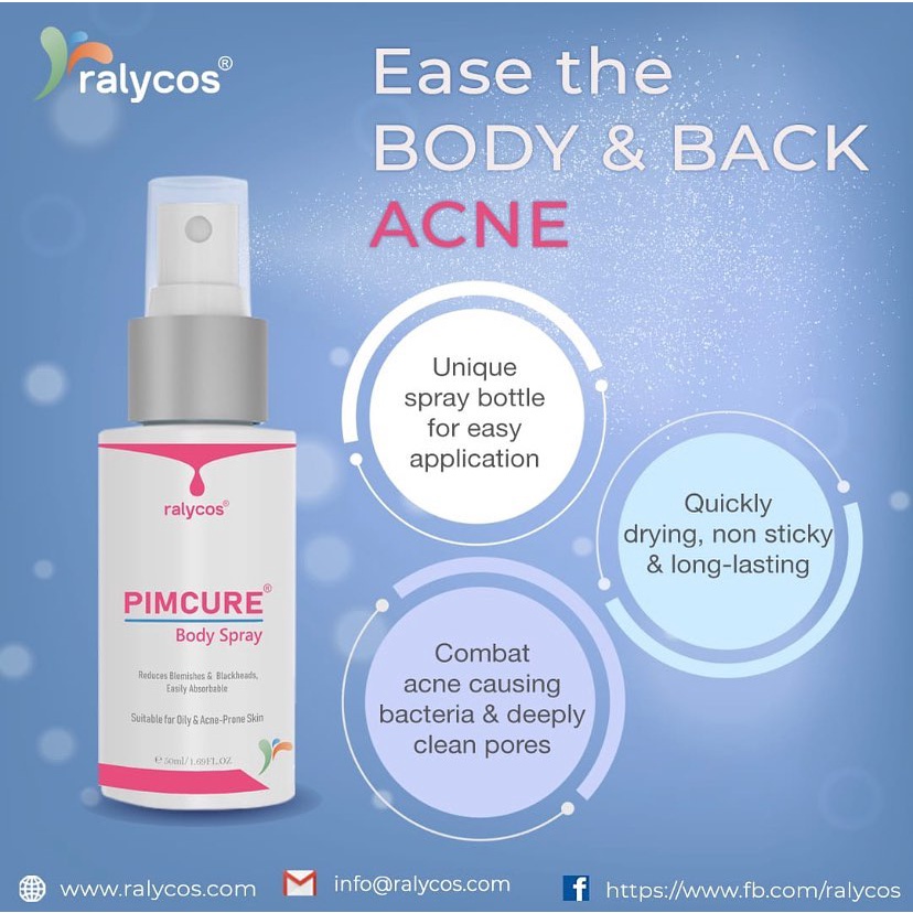 XỊT PIMCURE BODY SPRAY GIẢM MỤN NGỪA MỤN