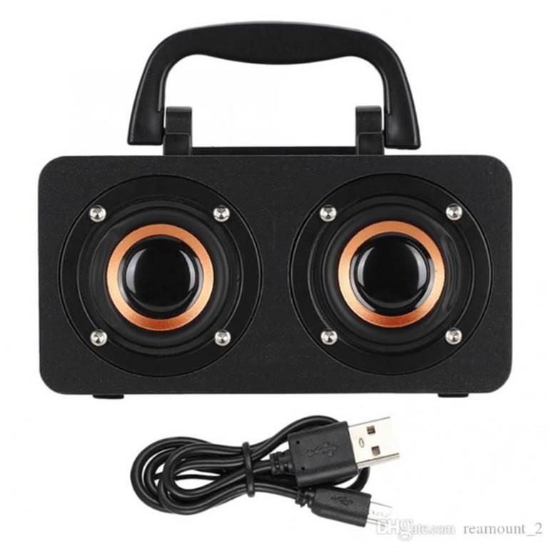 Loa bluetooth có khe thẻ nhớ có chỗ gác điện thoại