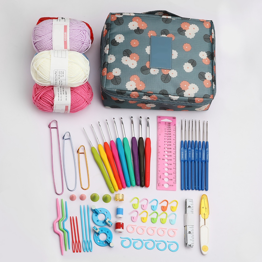 Bộ móc đan len bằng vải oxford 600D tiện dụng