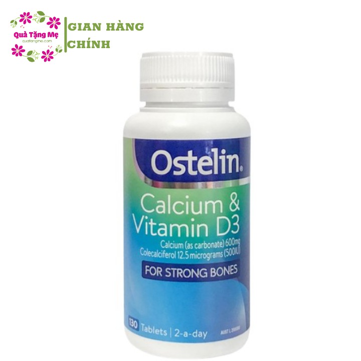 Thực Phẩm Bổ Sung Ostelin Vitamin D & Calcium For Strong Bones 130 Viên thumbnail