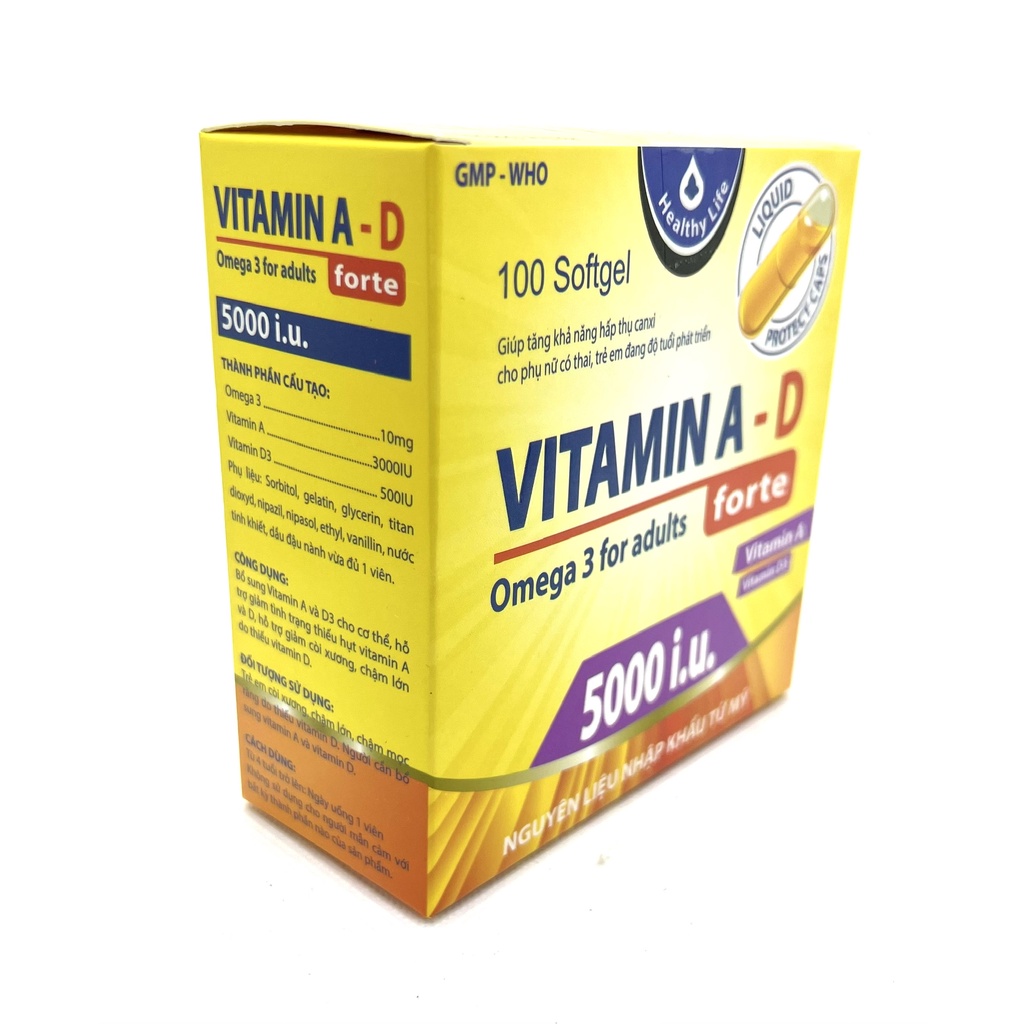 VITAMIN AD ĐẸP DA,SÁNG DA ,MỜ THÂM ,CHỐNG LÃO HÓA AD 5000IU