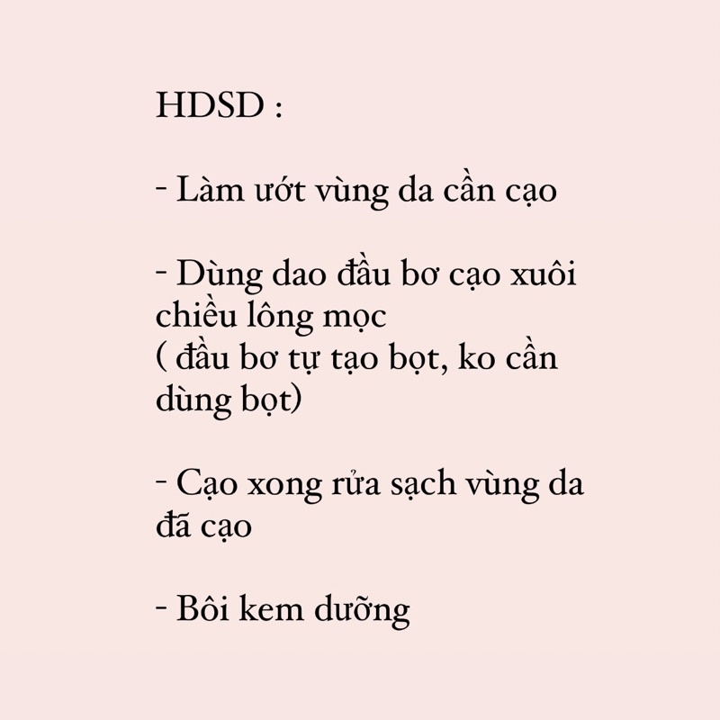 [sẵn_có che tên] COMBO 1 DAO ĐẦU BƠ + 1 KEM DƯỠNG ỨC CHẾ LÔNG BODY