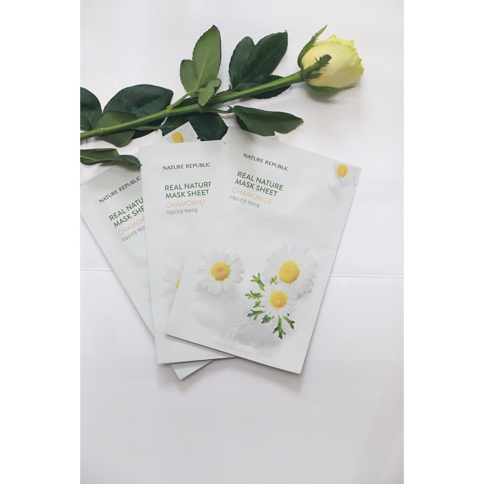 Combo 10 Mặt Nạ Giấy Nature Republic Real Nature Mask Sheet từ Hàn Quốc ( queen)