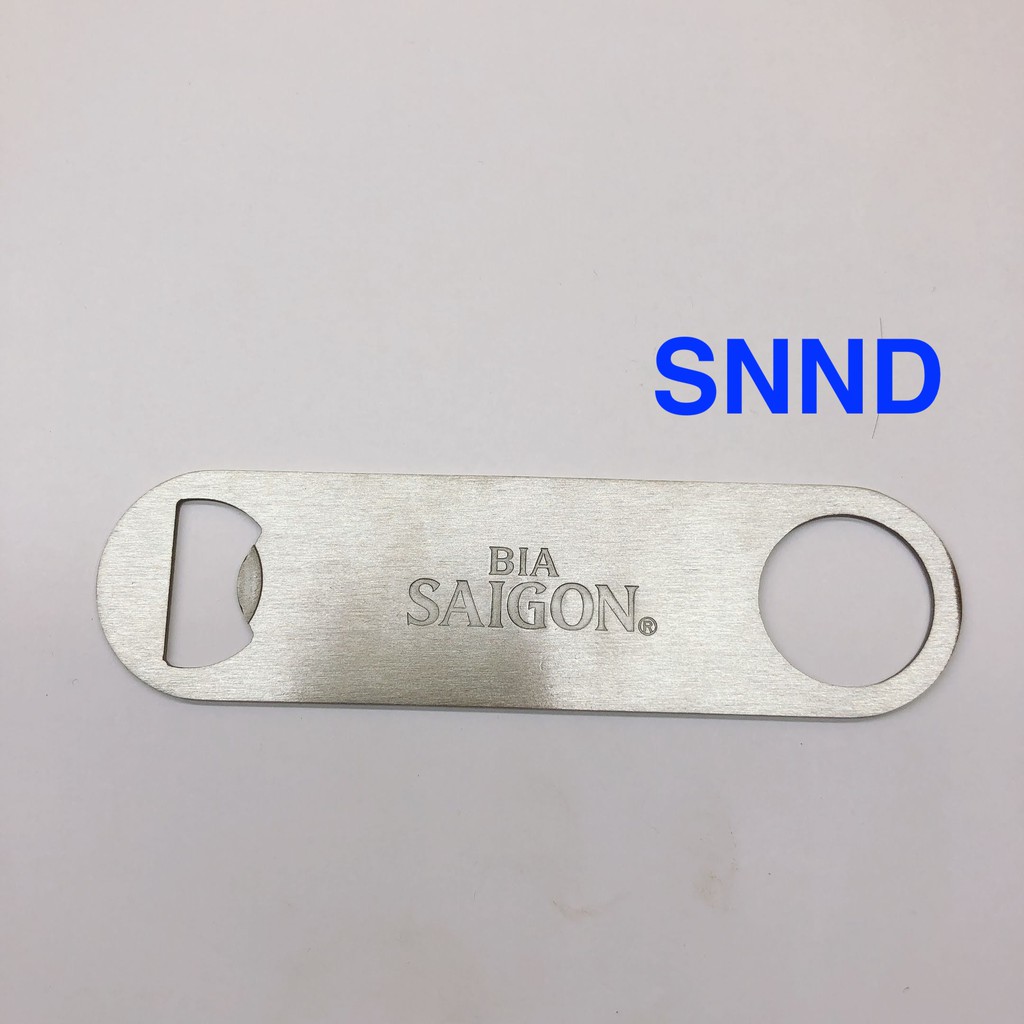 đồ khui bia và nước ngọt bằng thép màu bạc golo sai gon