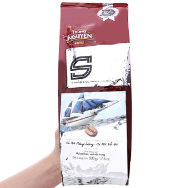 Cà phê Trung Nguyên Chinh phục S gói 500g hsd; 1/8/2020