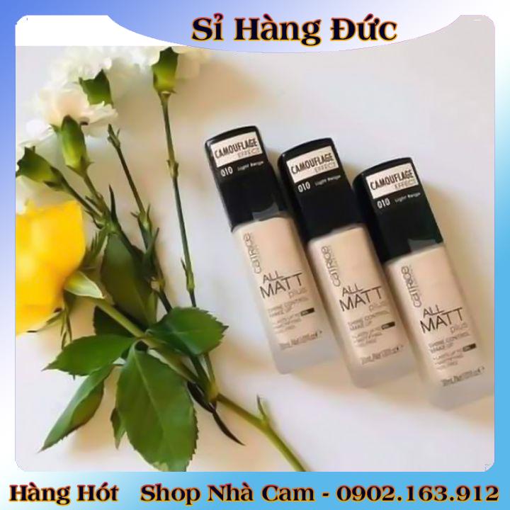 [auth] Kem Nền Kiềm Dầu Catrice All Matt Plus 18h Mỏng Mịn -Nội địa Đức Đủ Bill [Hot]