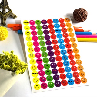 Sticker mặt cười dễ thương