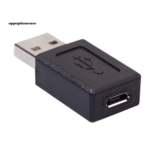 【OPHE】Mini Black USB Male to Micro USB Female B M/F Adapter Connector Converter